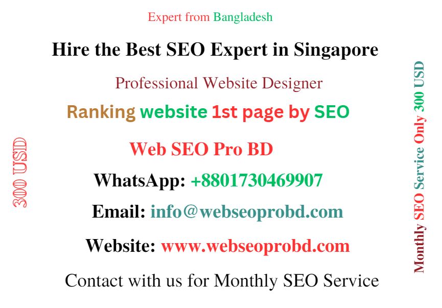 Best SEO experts in Singapore